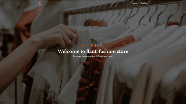Flaut Clothing Brand Website